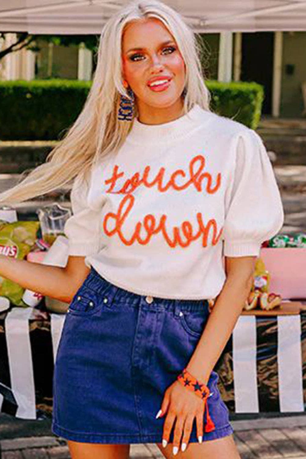 Touchdown Puff Knit
