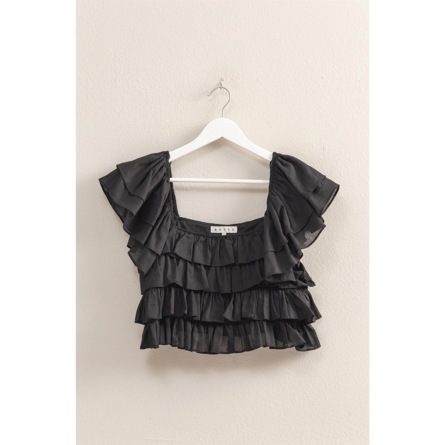 Ruffle Crop Blouse