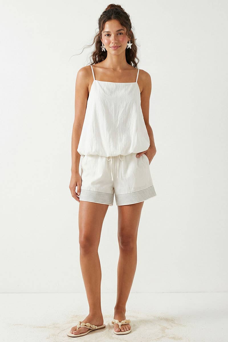 Contrast Stitch Shorts