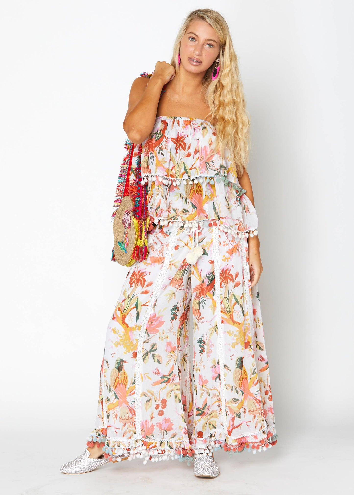 White Boho Bird Set