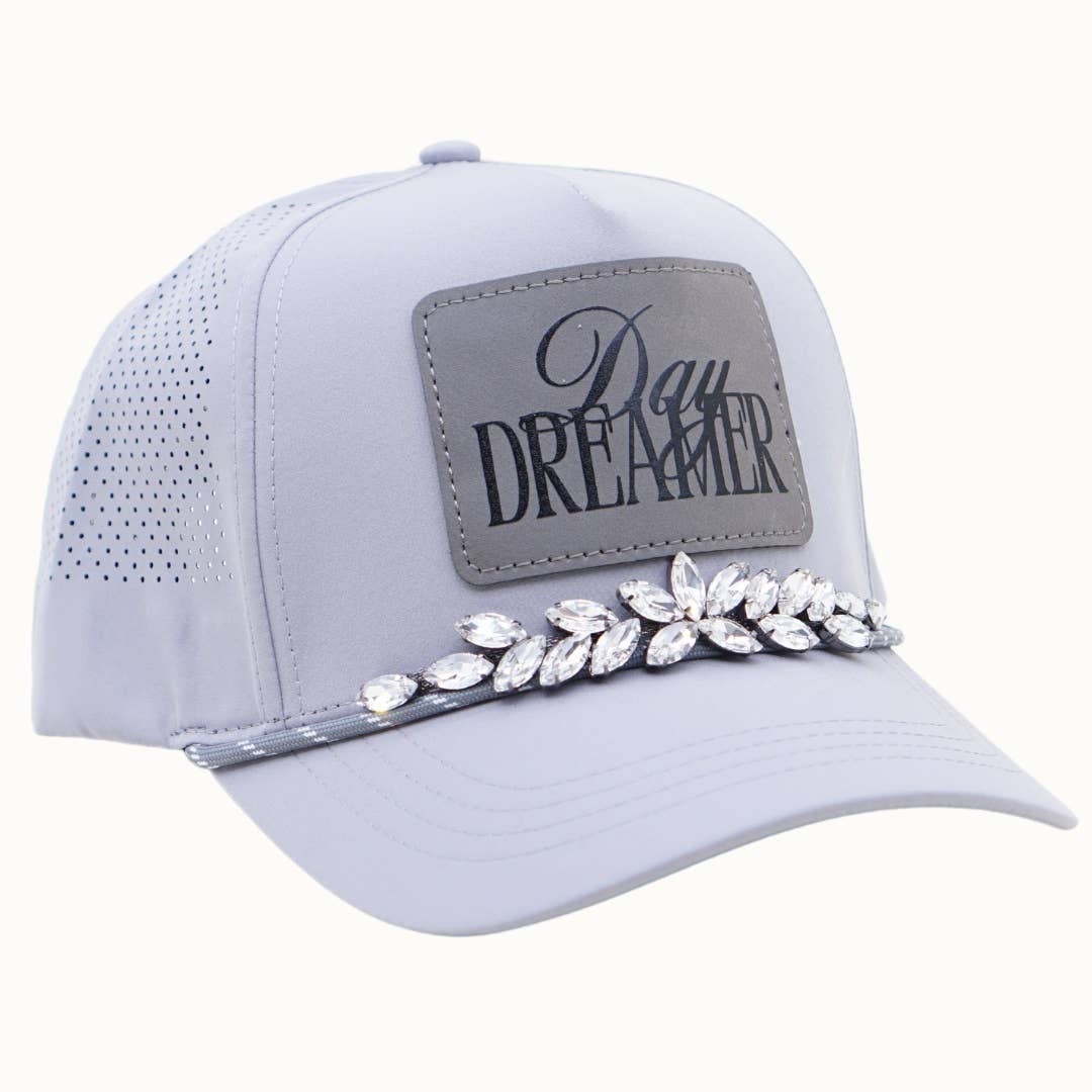 DAYDREAMER Bejeweled Glitz Athletic Trucker Cap
