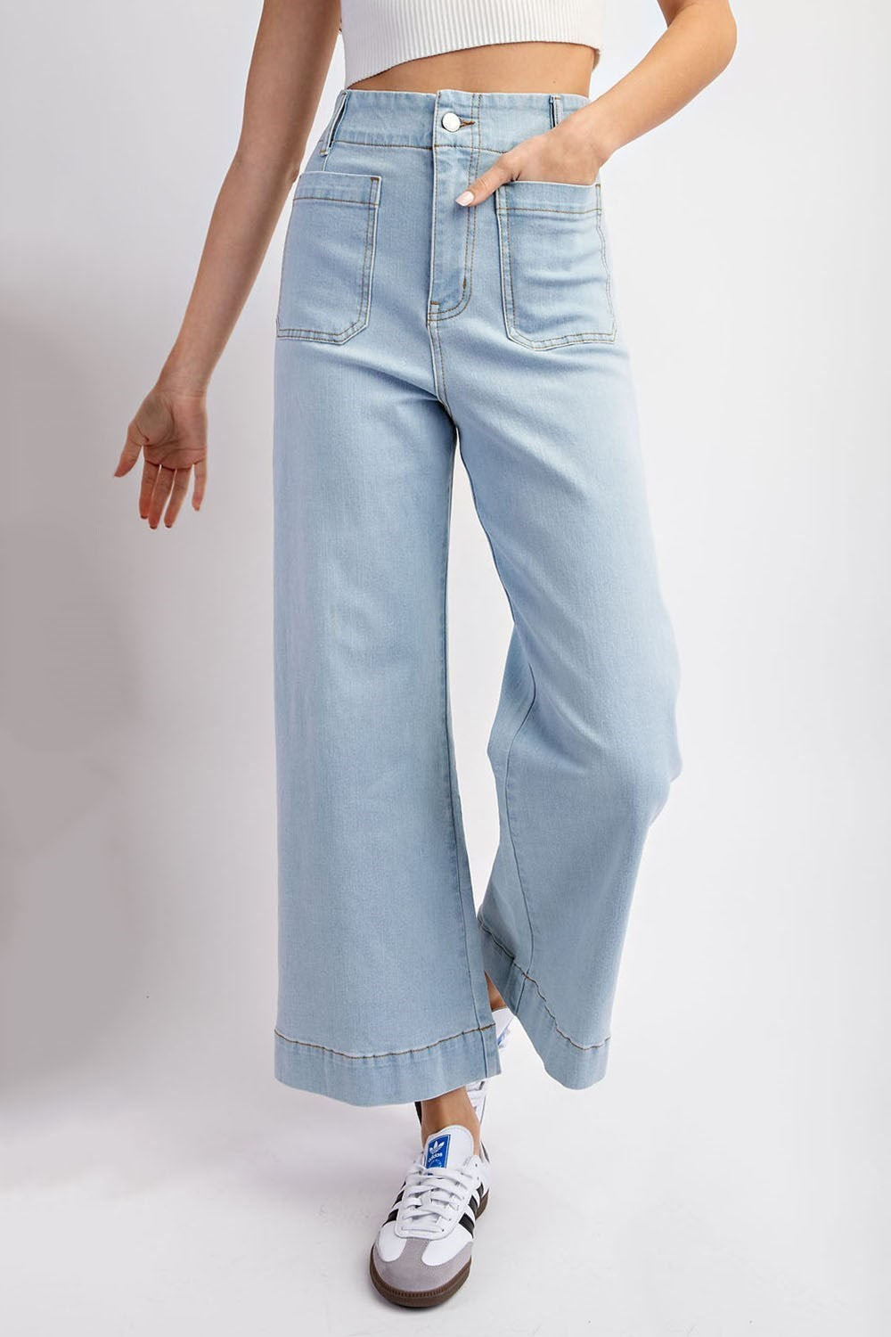 Mineral Washed Denim Pant