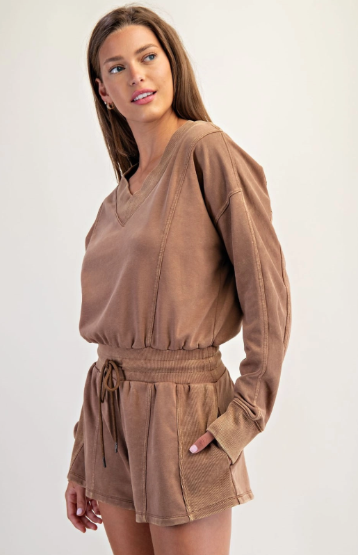 Mocha Eesome Romper