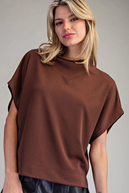 Mock Neck Top