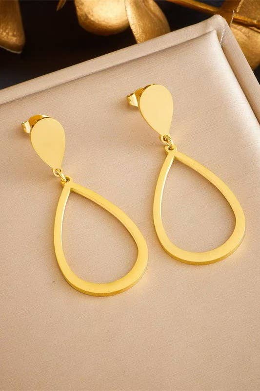 18KSTAINLESS STEEL WATERPROOF TARNISH FREE DROP