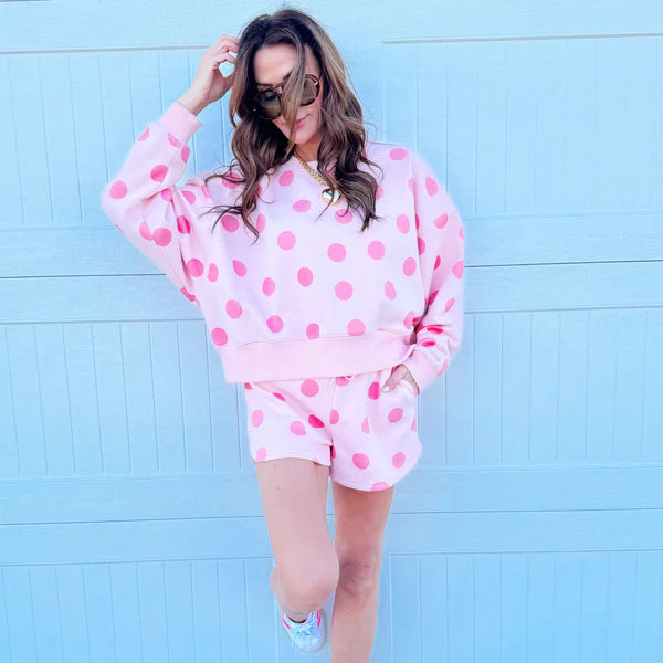 polka dot blush set