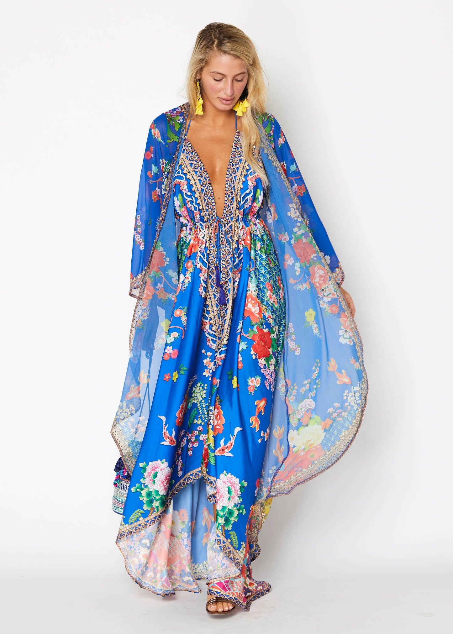 Blue Hawaian Duster -