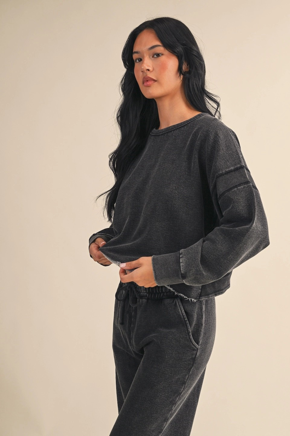 Open Back Sweatshirt