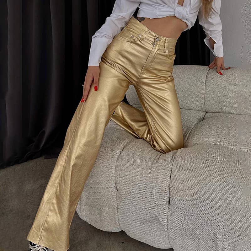 New Years Metallic Pants