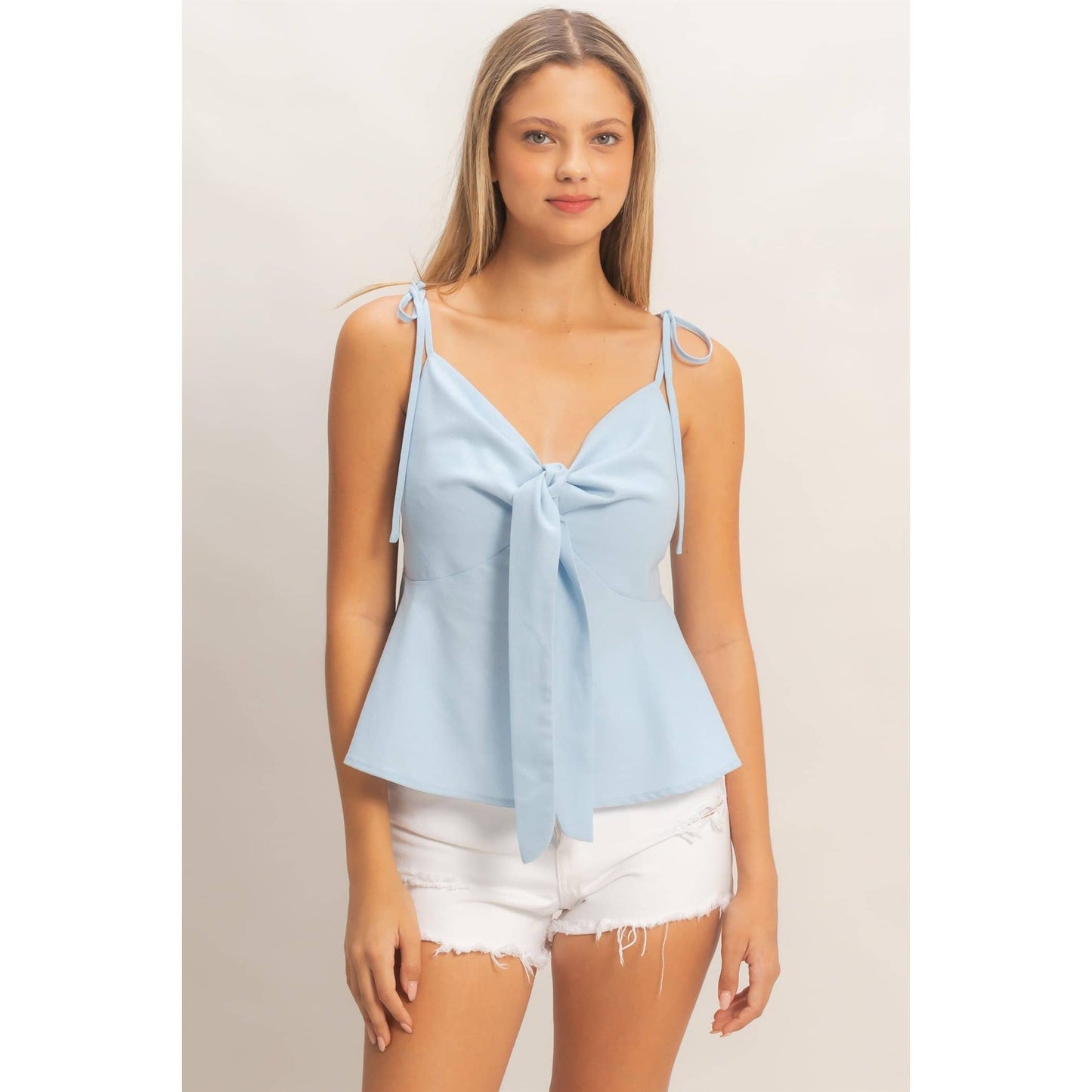 Tie Front Strap Top