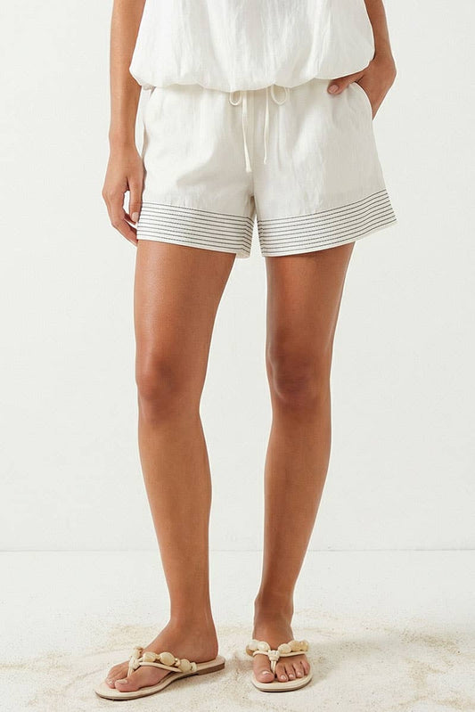 Contrast Stitch Shorts