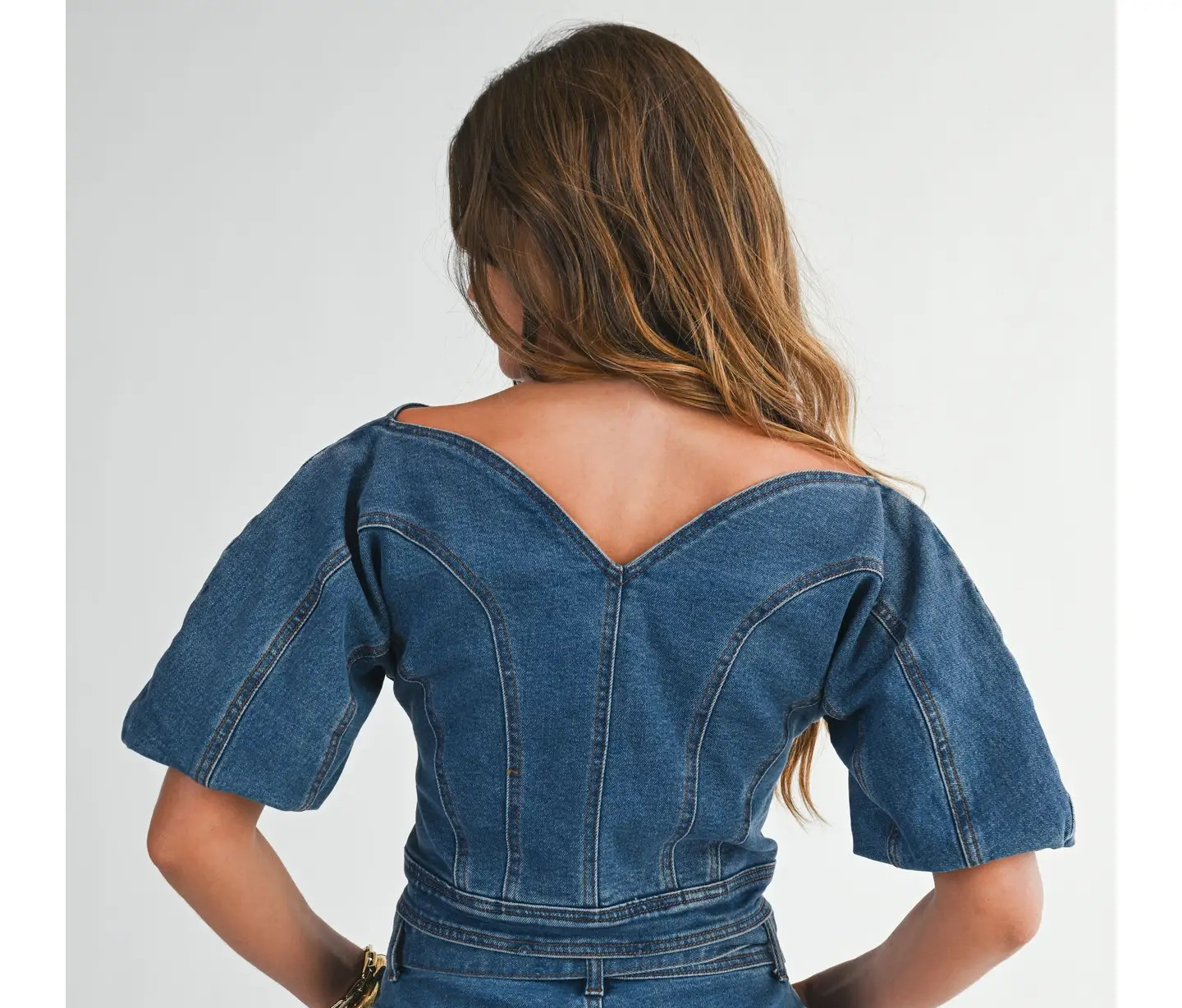 Denim top