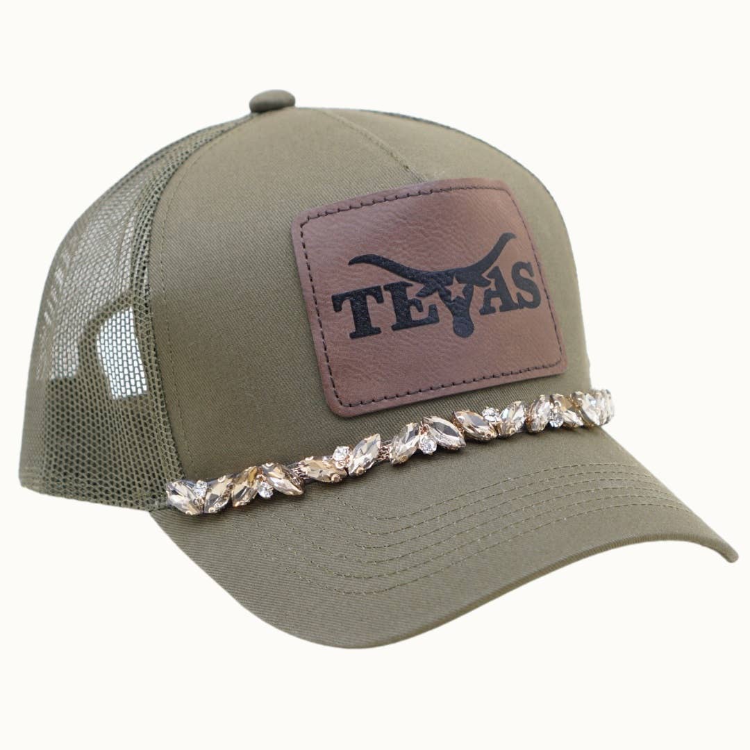 TEXAS Bejeweled Glitz Trucker Cap