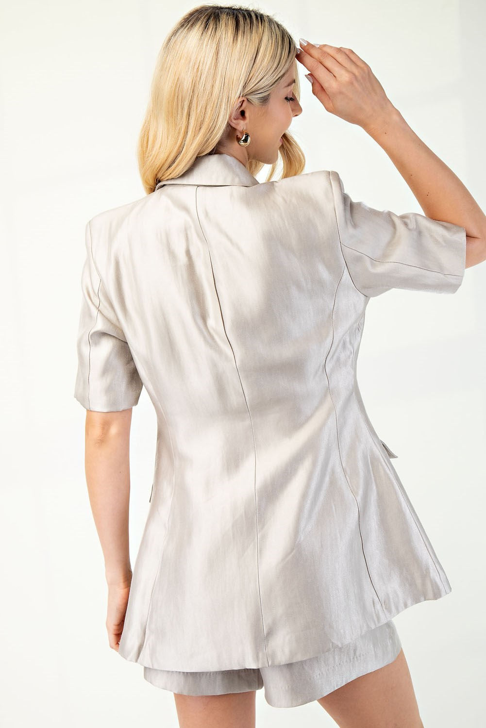 Shimmer Blazer Set