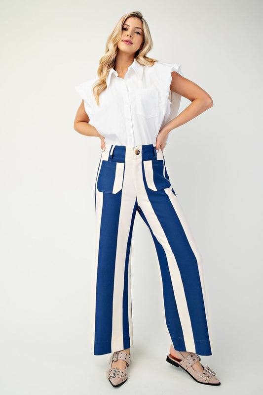 Colette Cropped Wide-Leg Pants