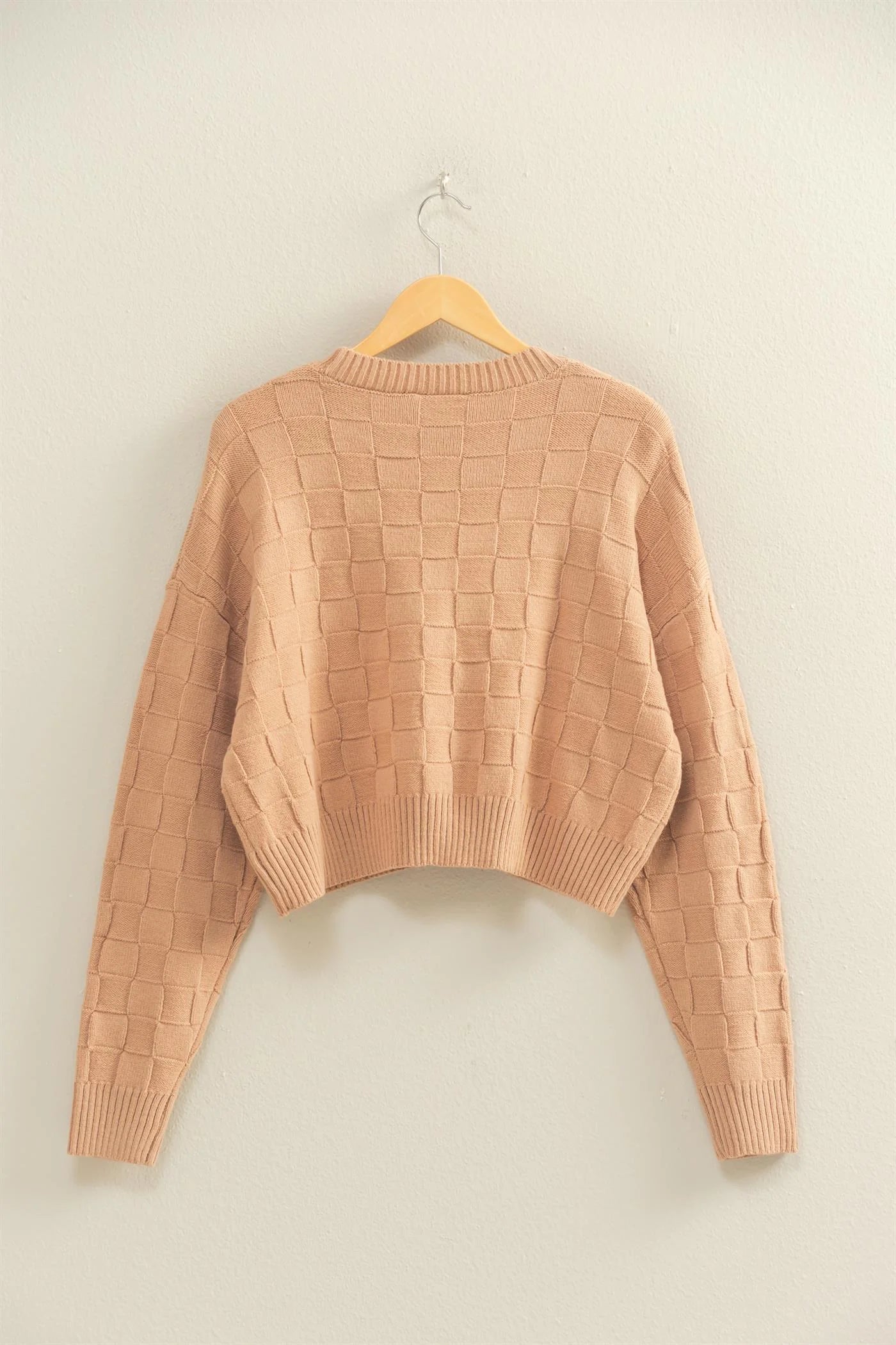 Square Texture Sweater