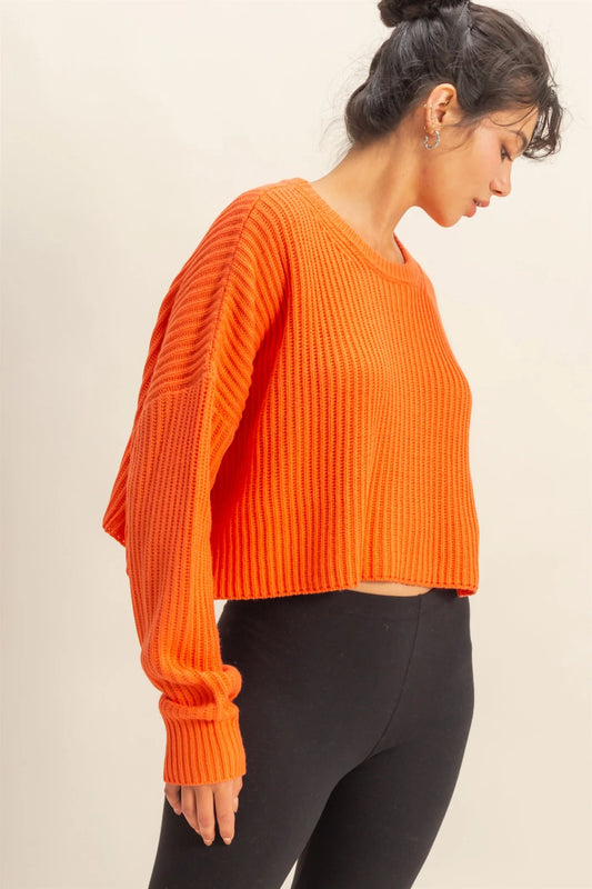 Orange Crop Sweater