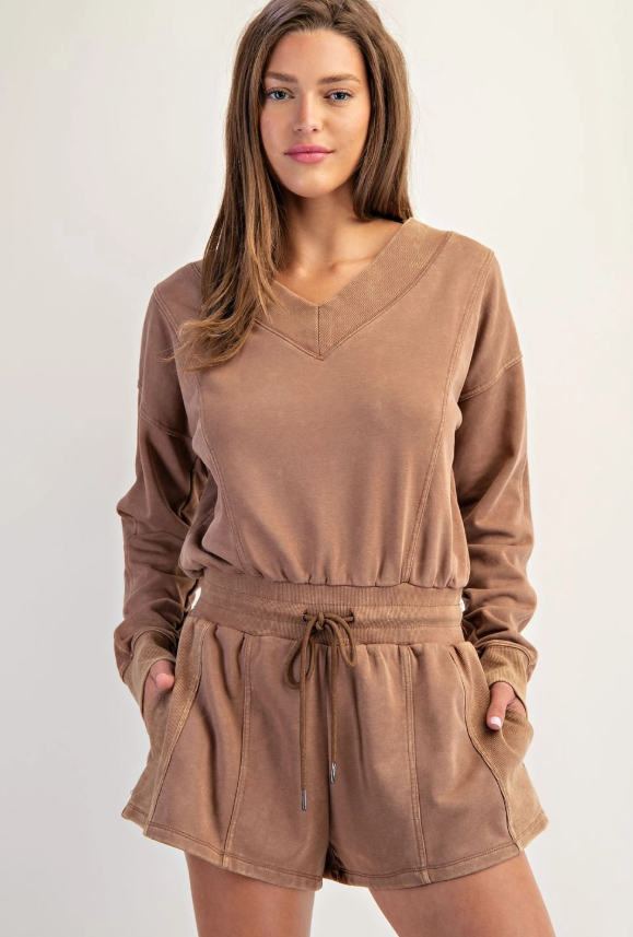 Mocha Eesome Romper
