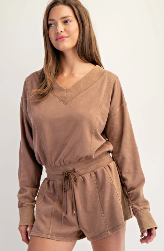 Mocha Eesome Romper