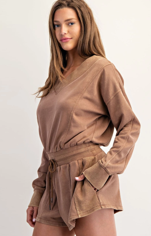 Mocha Eesome Romper