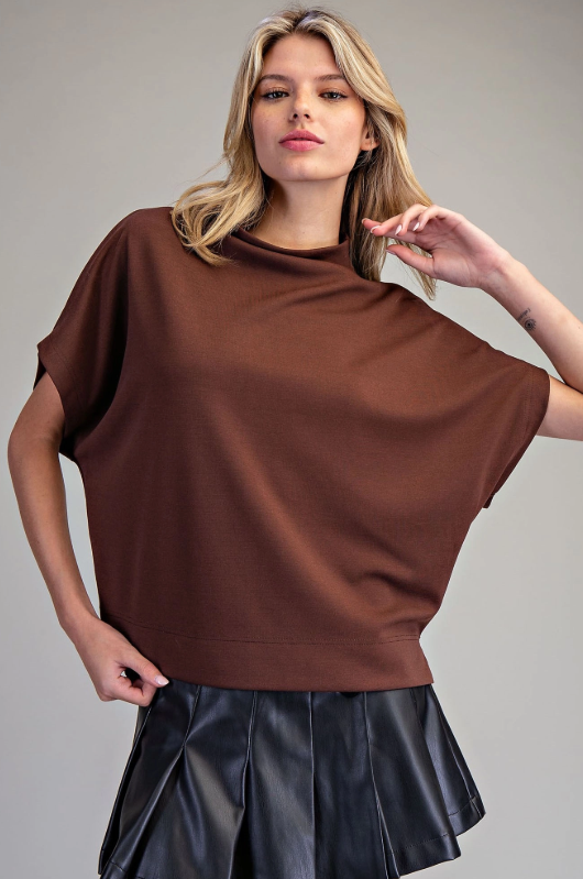 Mock Neck Top