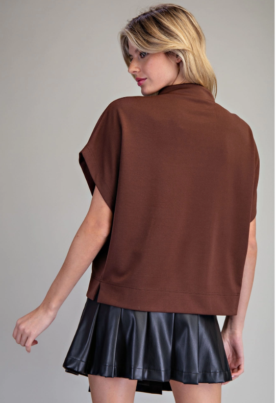 Mock Neck Top