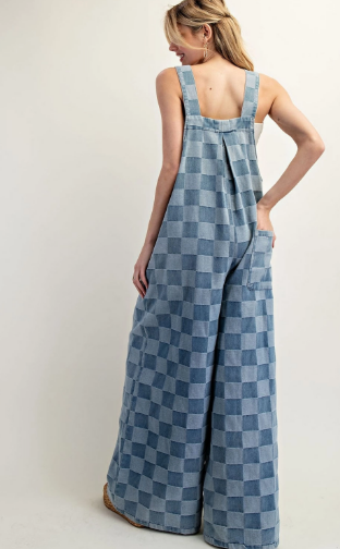 Checkered Overalls