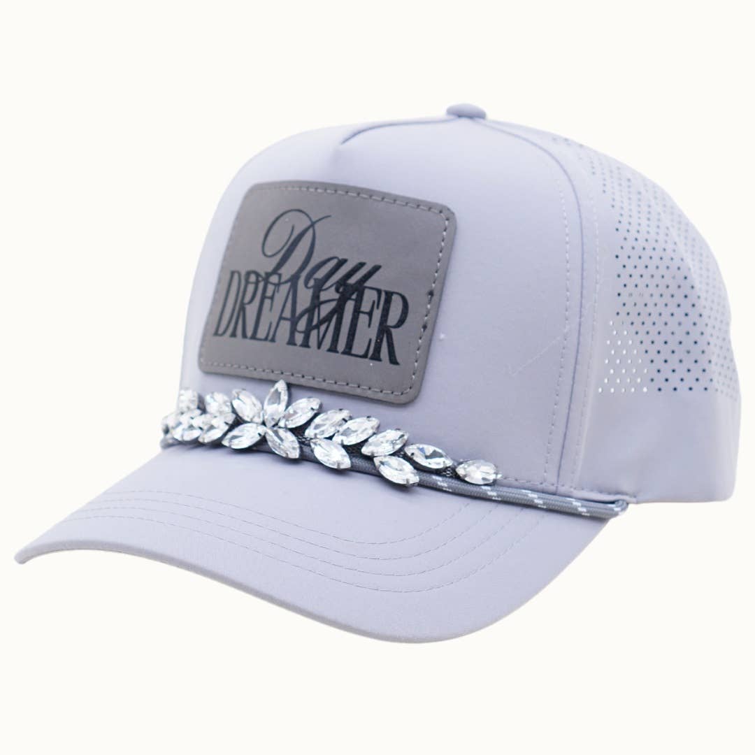 DAYDREAMER Bejeweled Glitz Athletic Trucker Cap