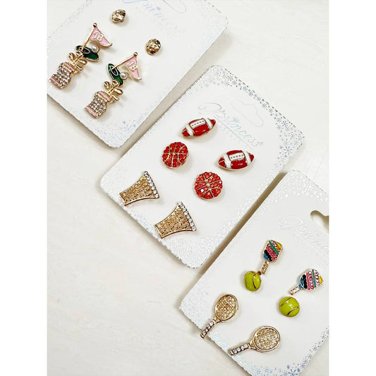 Cute Sports Theme Earrings