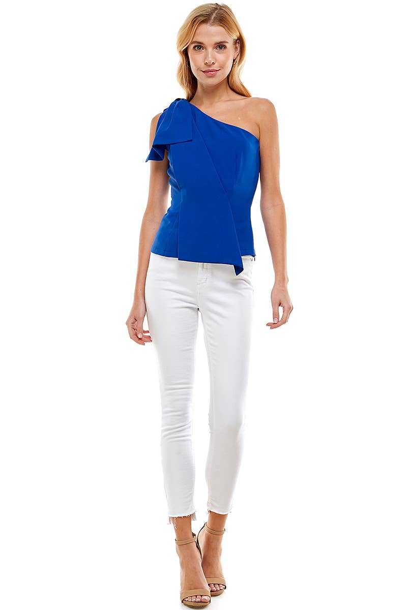 One Shoulder Asymmetrical Top