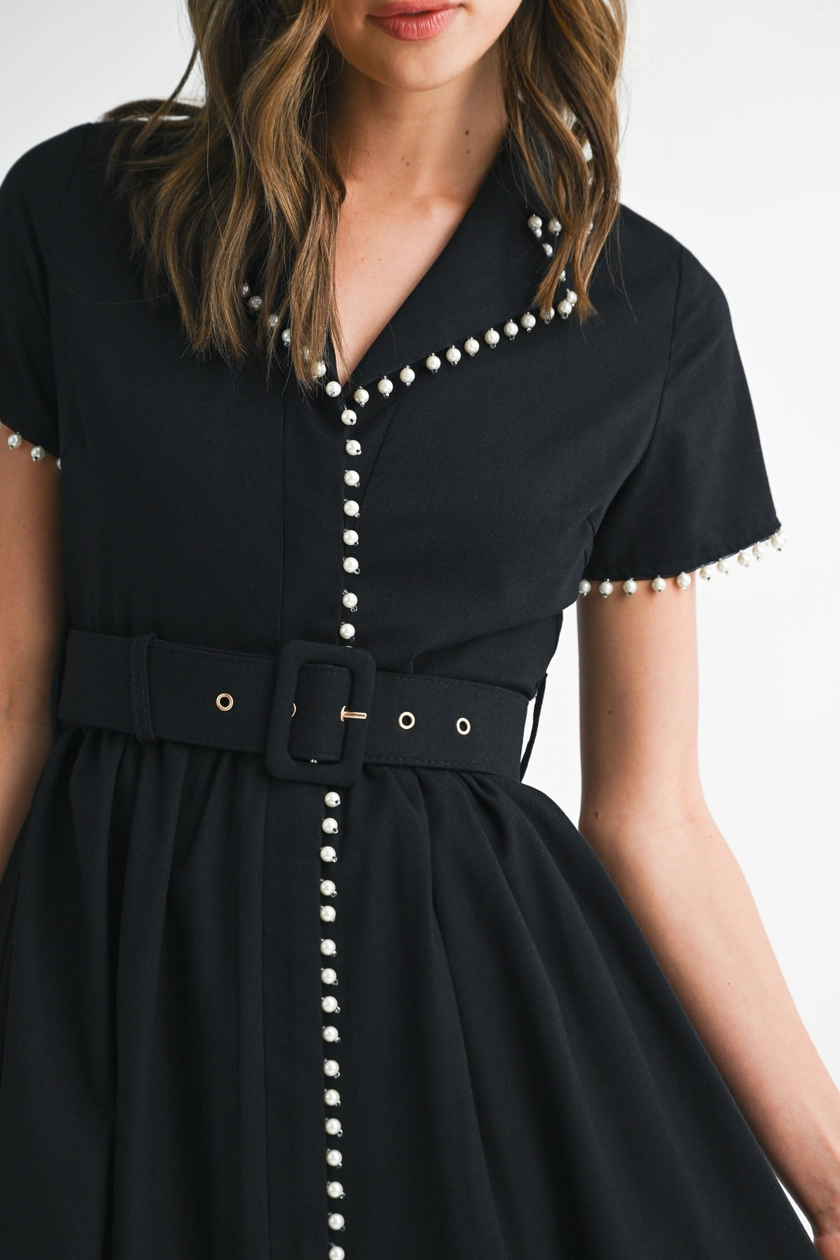 Collard Pearl Dress