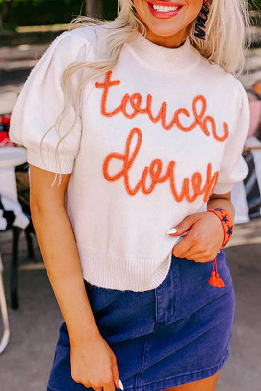 Touchdown Puff Knit