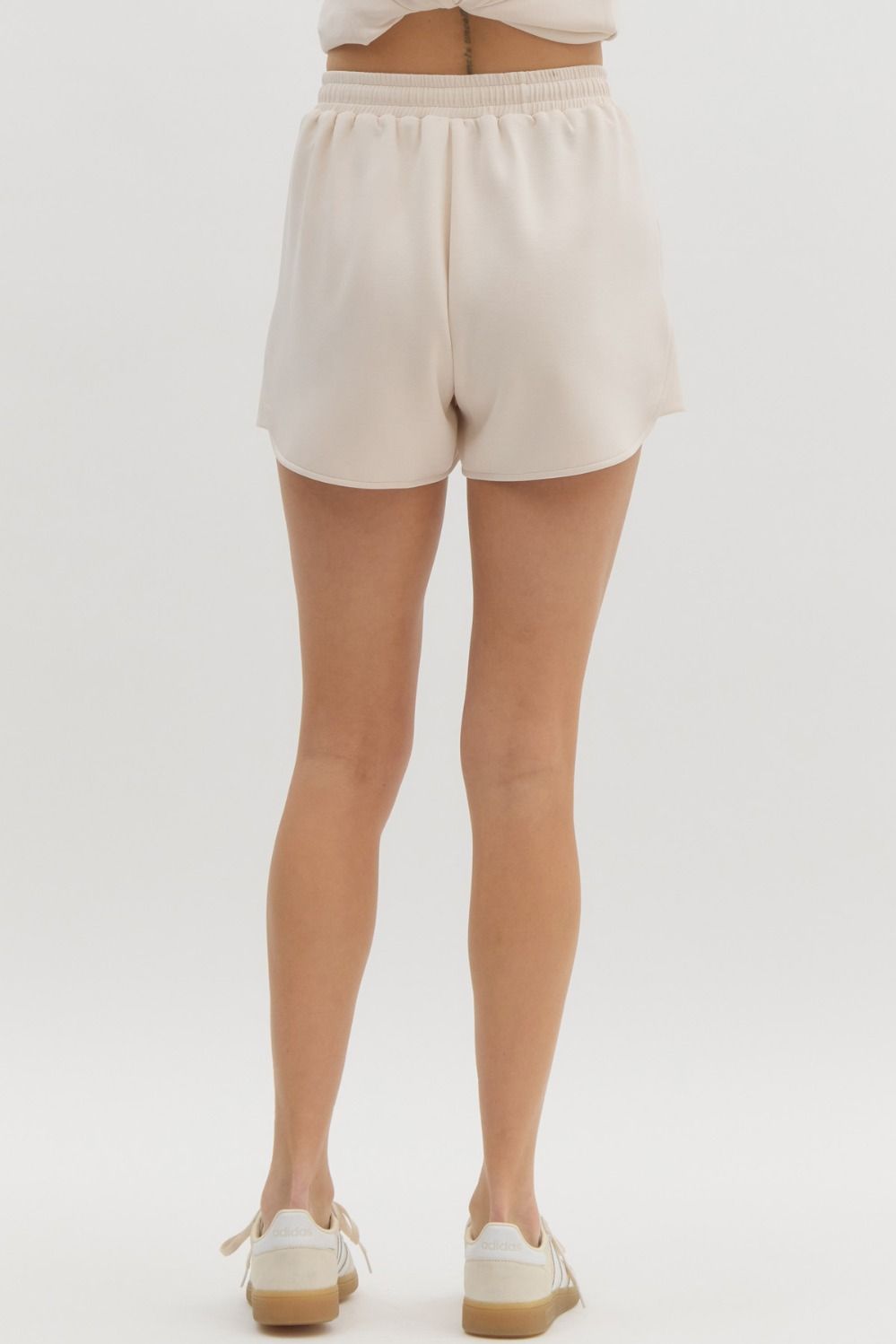 Soft Knit Drawstring Shorts