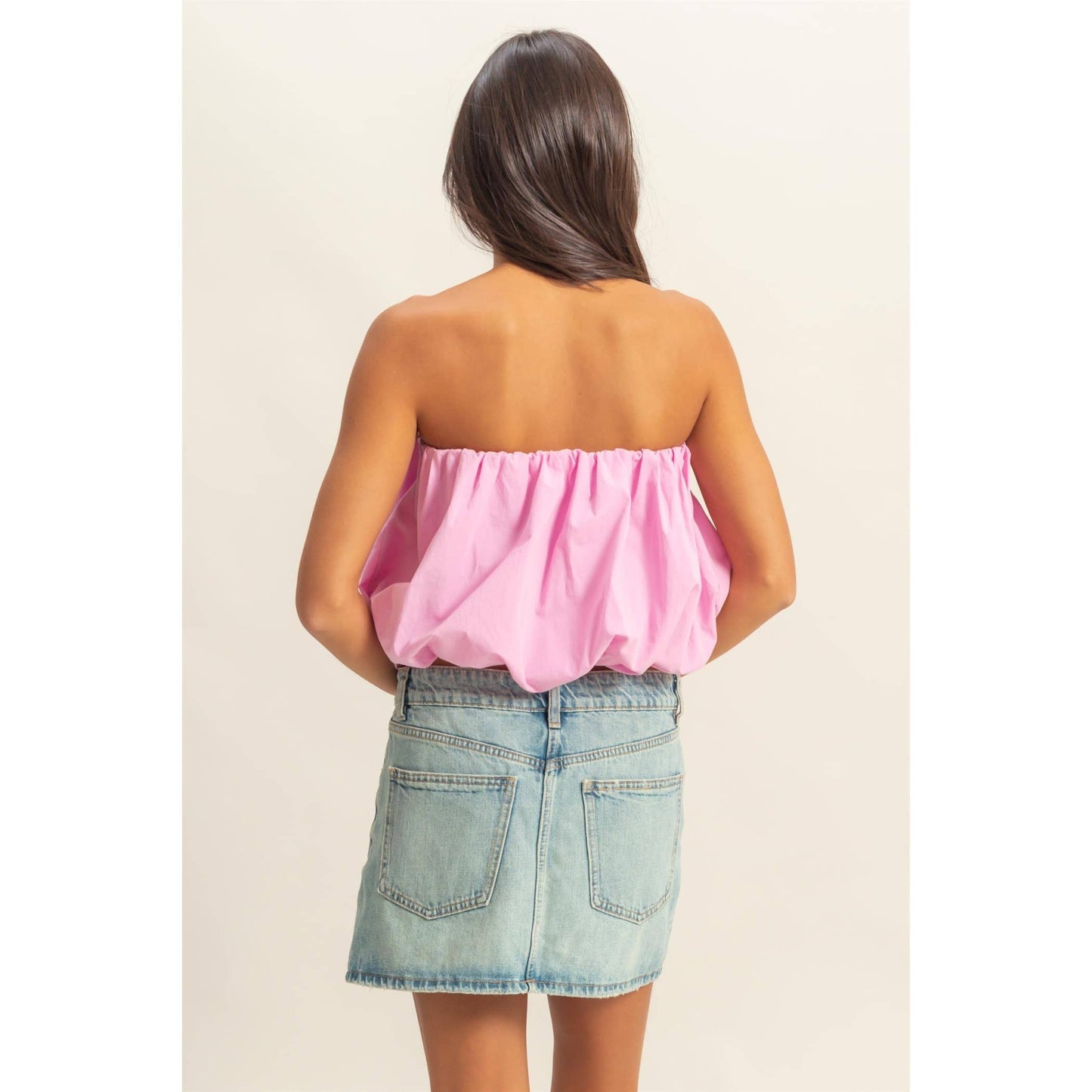 Strapless Bubble Top
