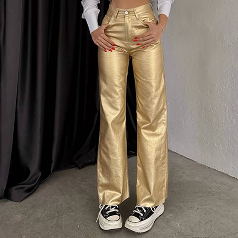 New Years Metallic Pants