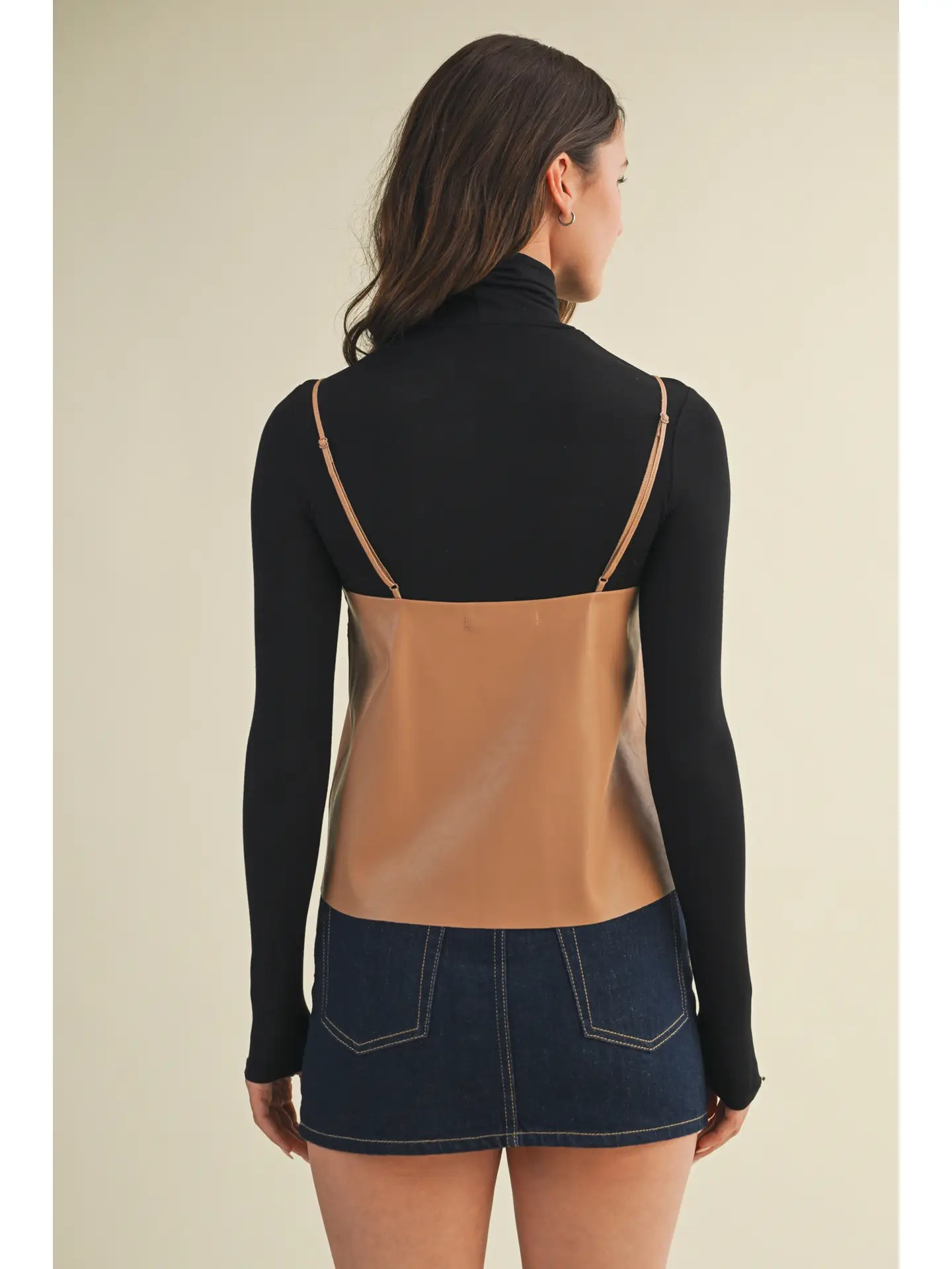 Leather Cami