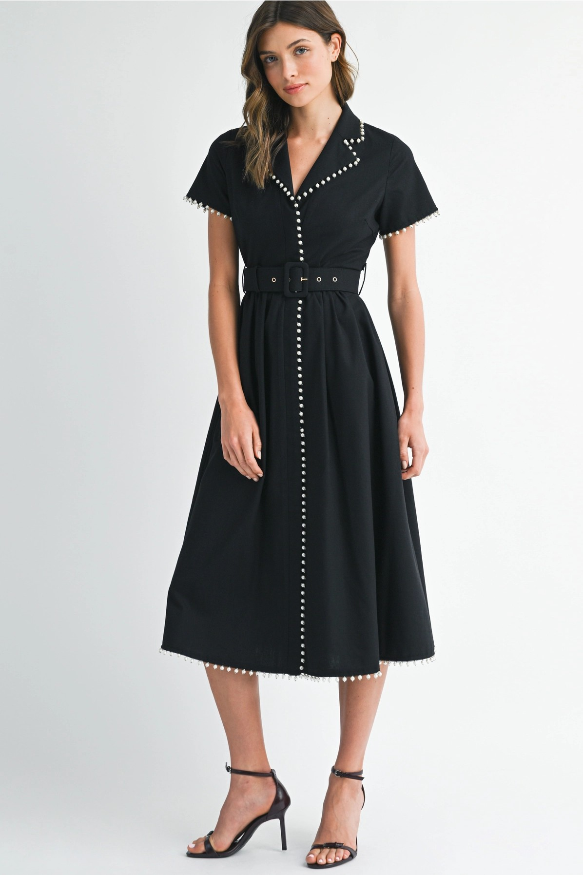 Collard Pearl Dress