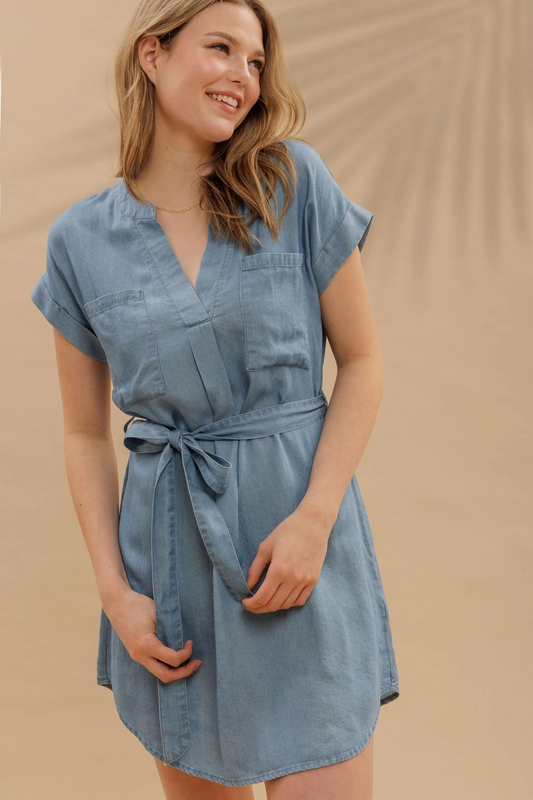 Chambray Dress