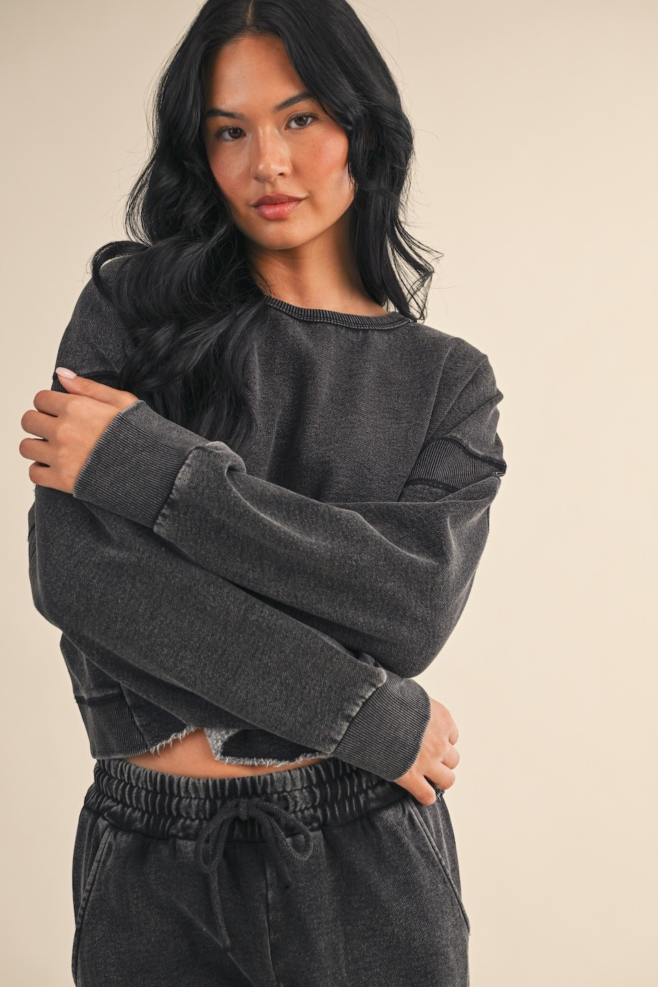 Open Back Sweatshirt
