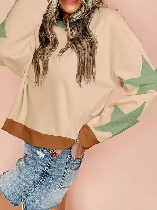 Star Patchwork Sweater