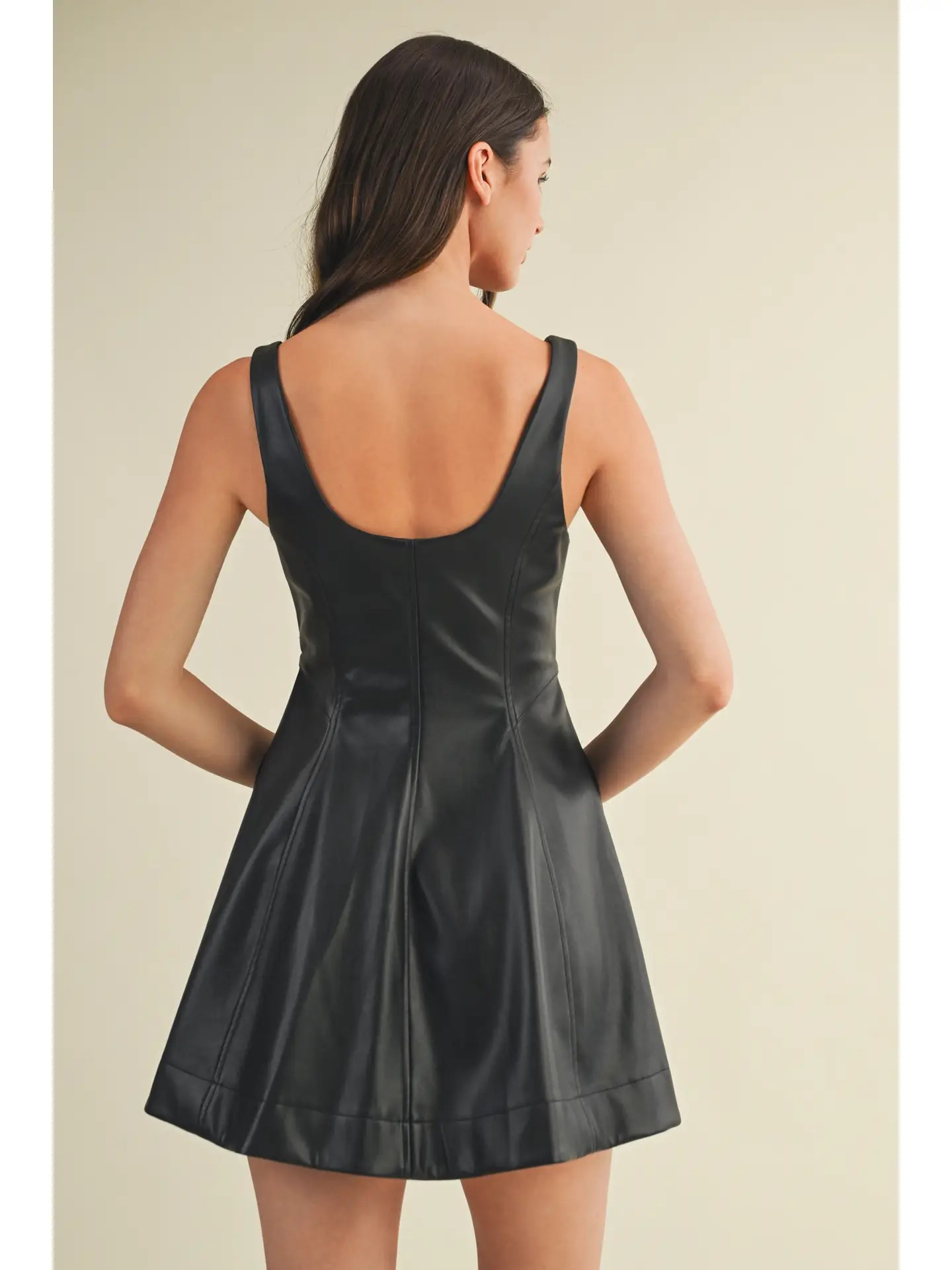 Black Leather Dress