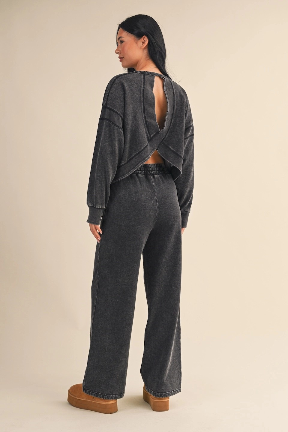 Open Back Sweatshirt